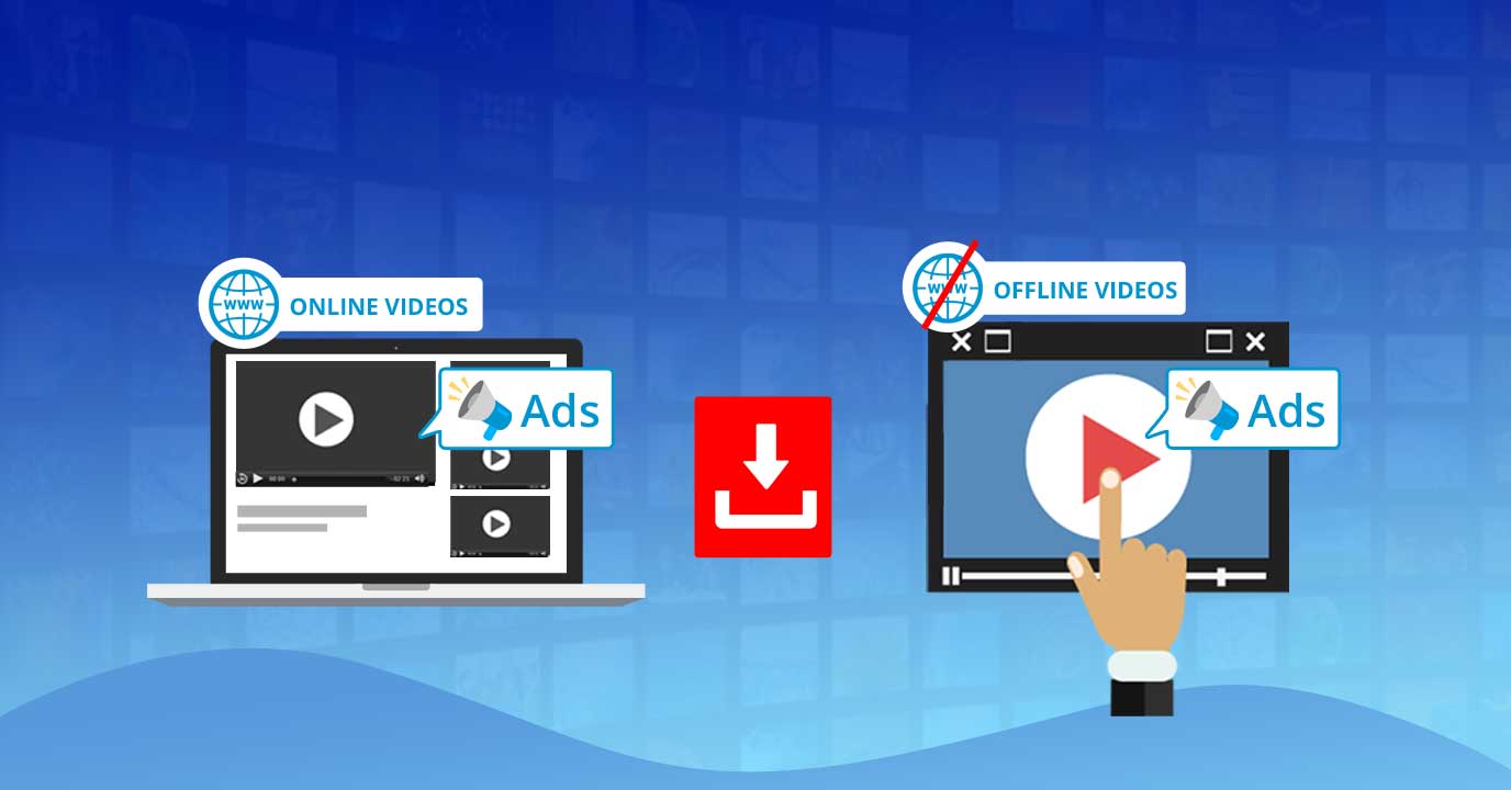 Making Dynamic Ads available in offline videos