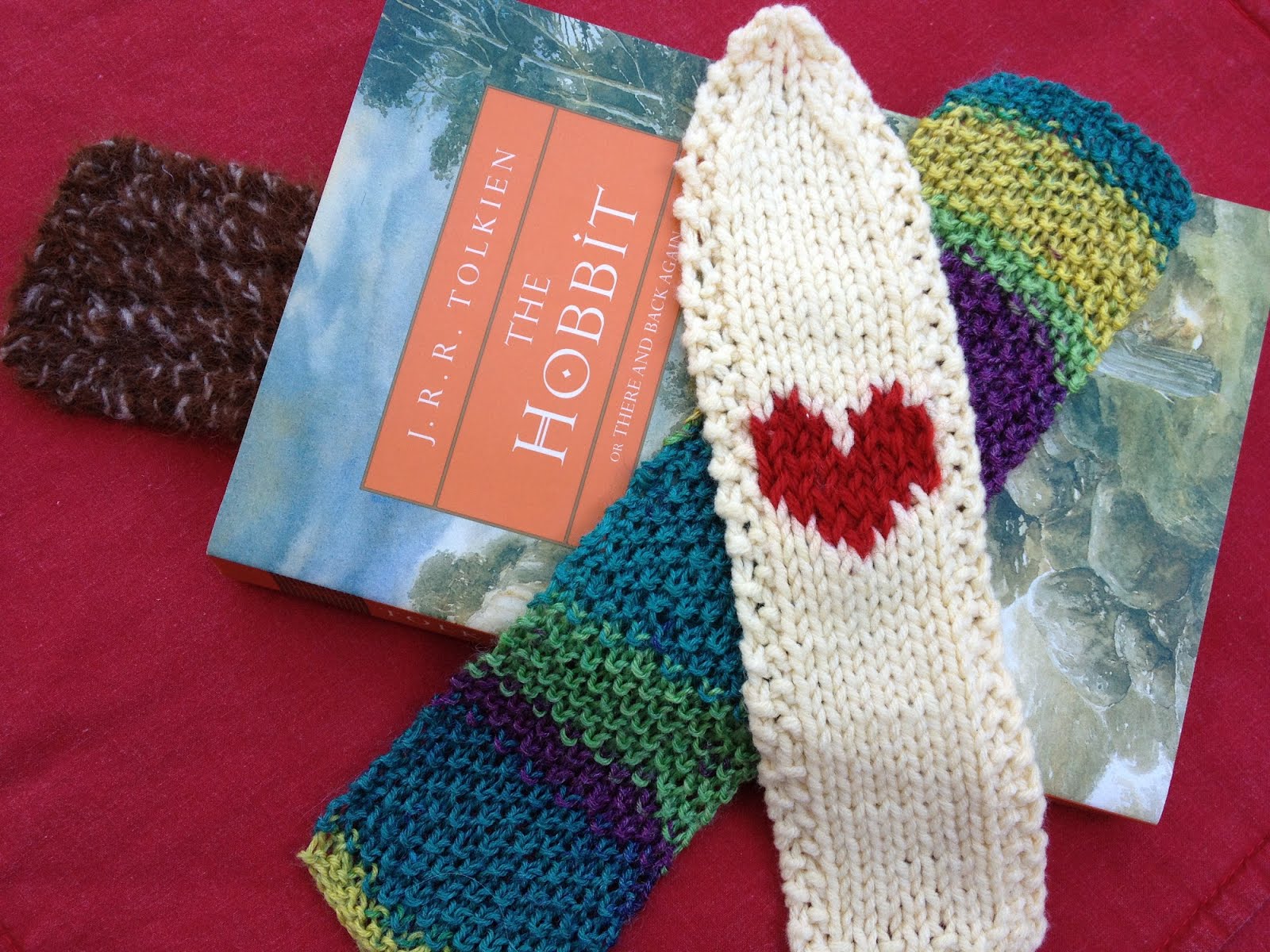Less Noise, More Green Guest Post A Trio of Knitted Bookmarks