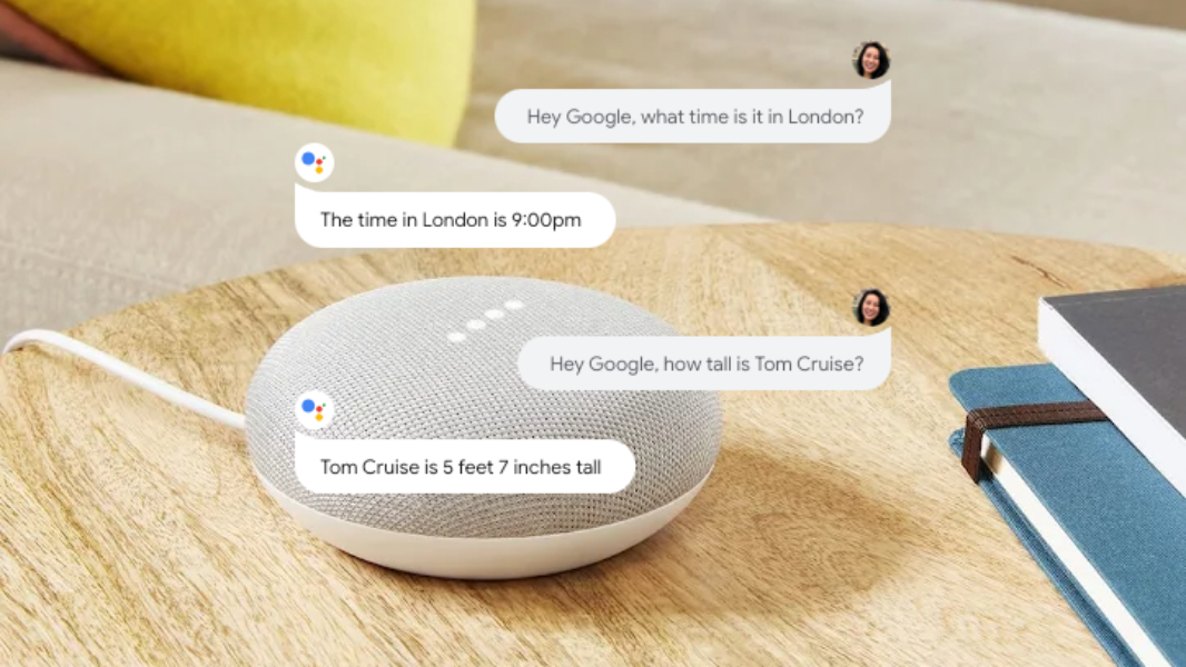 Google Home, an IoT (internet of things) device