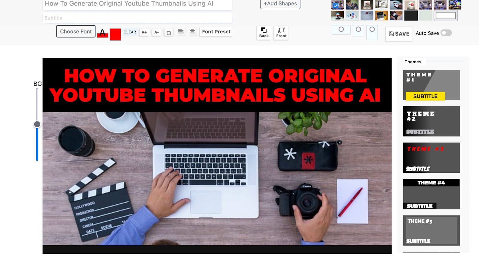 How To Generate Original Youtube Thumbnails Using AI