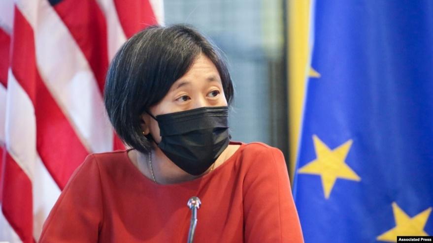 Đại diện thương mại Mỹ Katherine Tai than phiền về hành vi thương mại không công bằng của Trung Quốc