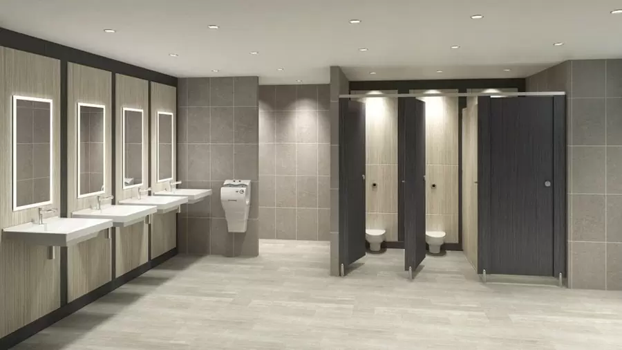 Gỗ MFC cũng là vật liệu có giá thành hợp lý, cho phép bạn có một cửa WC đẹp mà không cần phải tốn quá nhiều tiền.