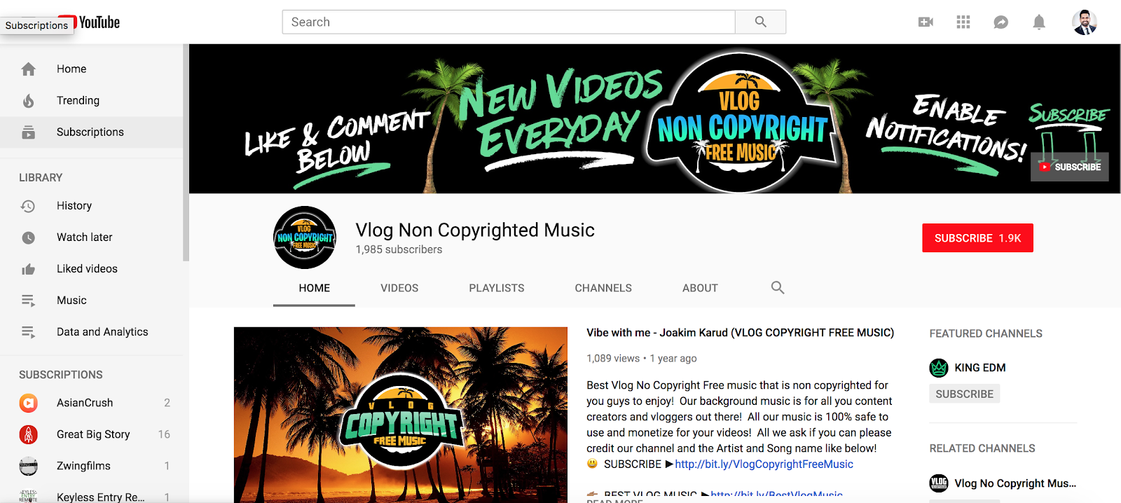 download non copyrighted music