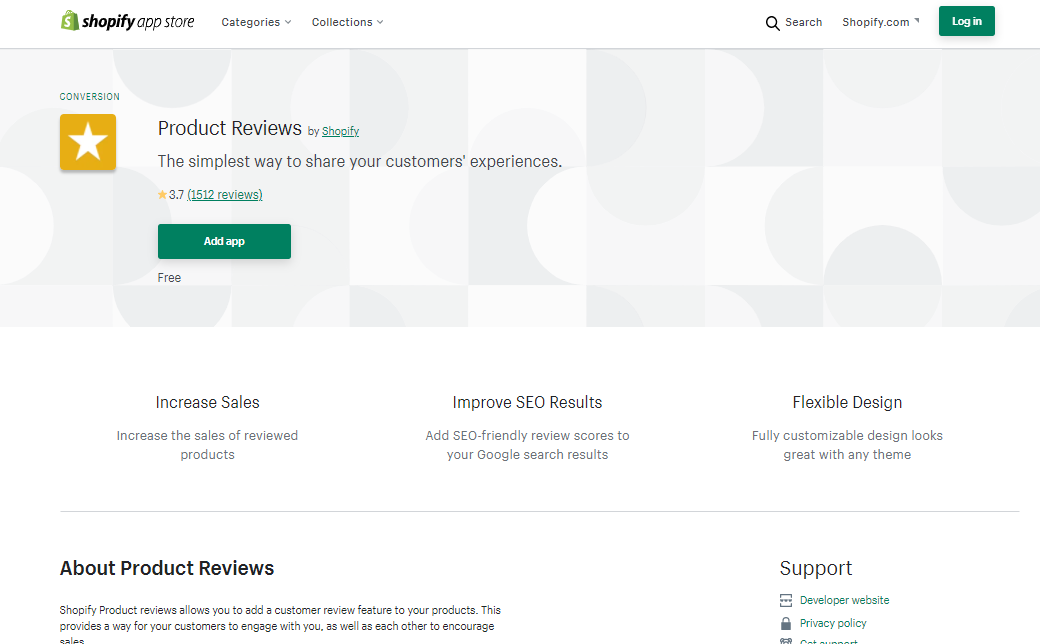 product reviews shopify app wedoio