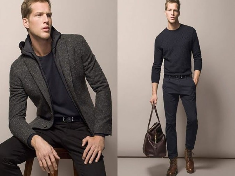 Phối áo blazer với quần jean nam mới lạ