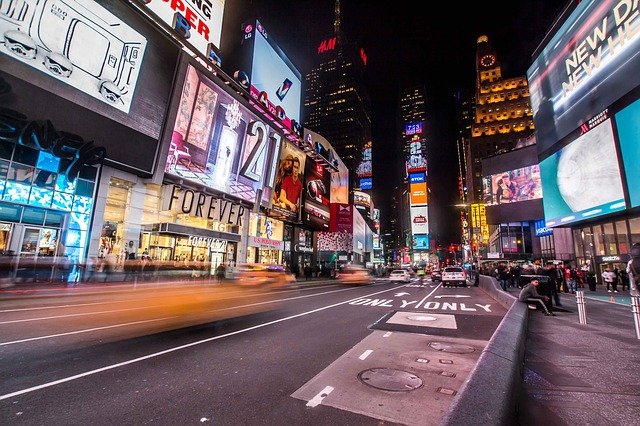 the new york times square is one of the most popular historical sites in New York Ciity