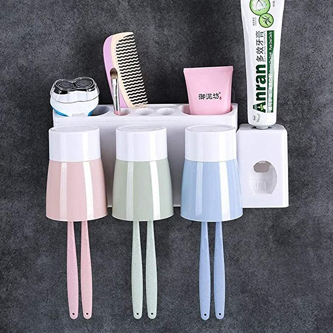 Bathroom Wall Mounted Toothbrush holder -image