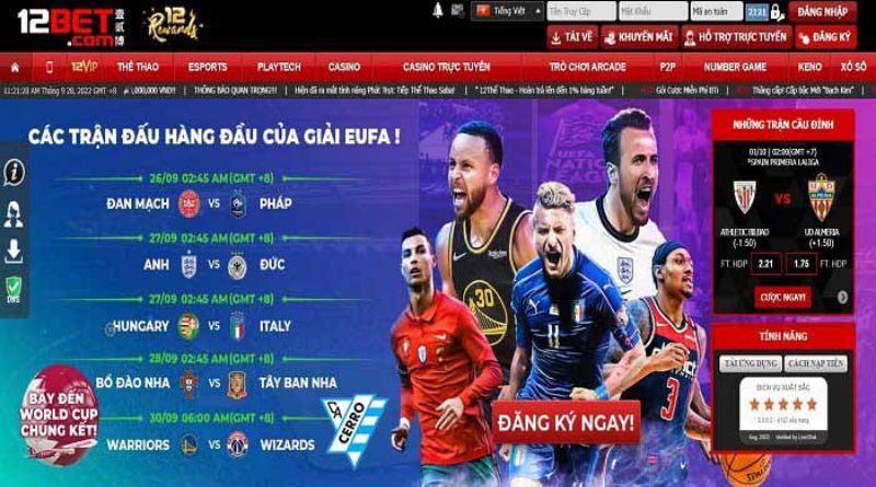 Những cổng nạp rút của nhà cái 12bet