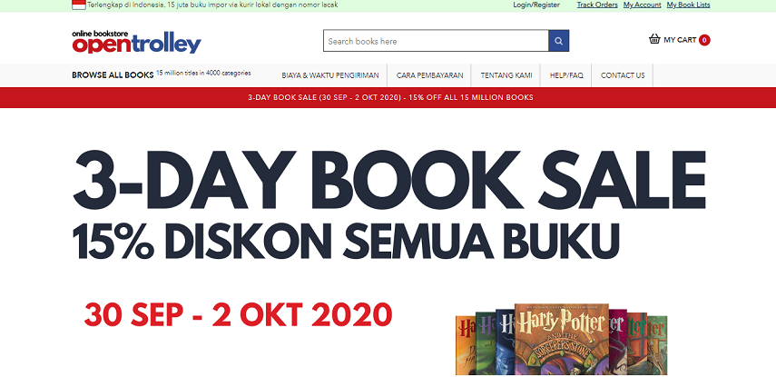 Open Trolley - 6 Cara Membeli Buku Import Online dengan Mudah dan Cepat