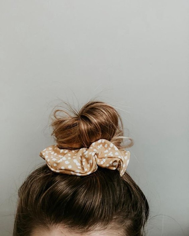 scrunchies com laço