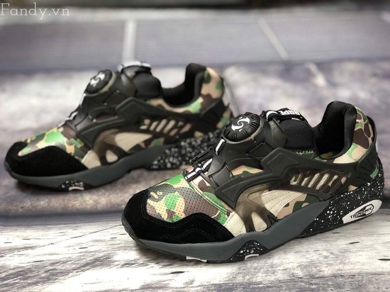 giay puma disc blaze x bape