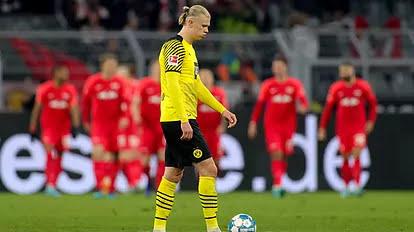 A snapshot from Leipzig's memorable triumph over Borussia Dortmund