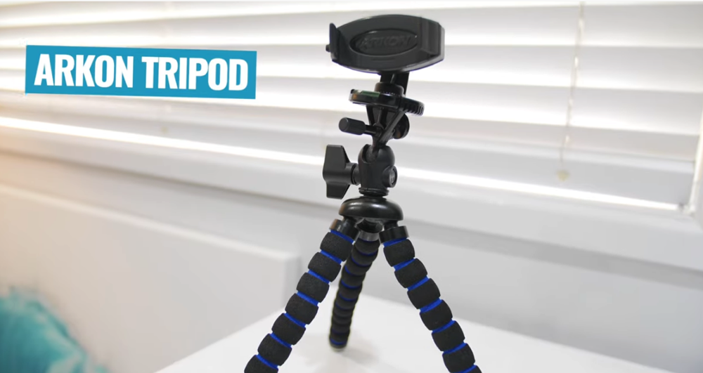 The Arkon Tripod is an awesome portable option for going LIVE on TikTok