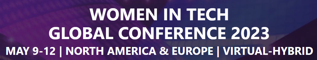 women in tech global conference 
logo