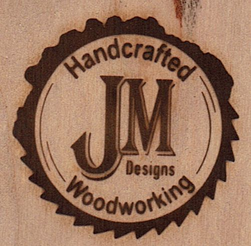 A circular saw blade resembling a wax stamp giving an old-style, personal feeling.