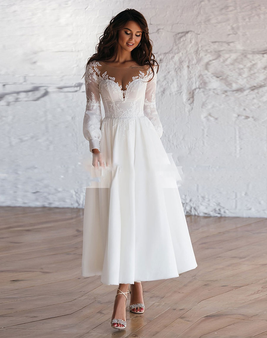 short wedding dress