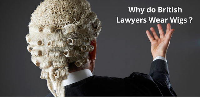why do british lawyers wear wigs