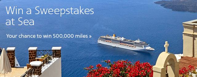 Win a Sweepstakes at Sea