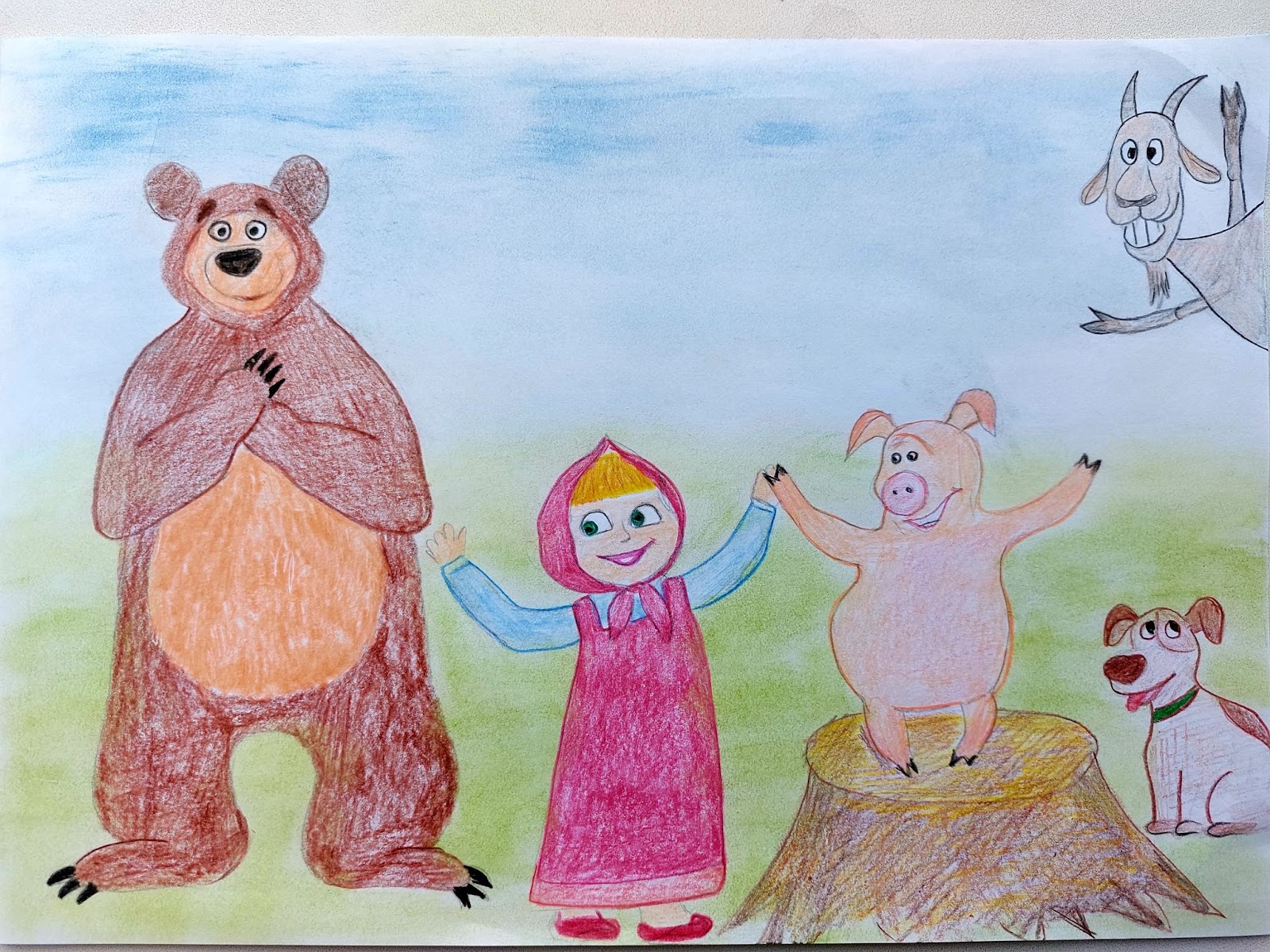 Витрину детского профиля украсили рисунками юных зрителей в День защиты детей  - фото 3