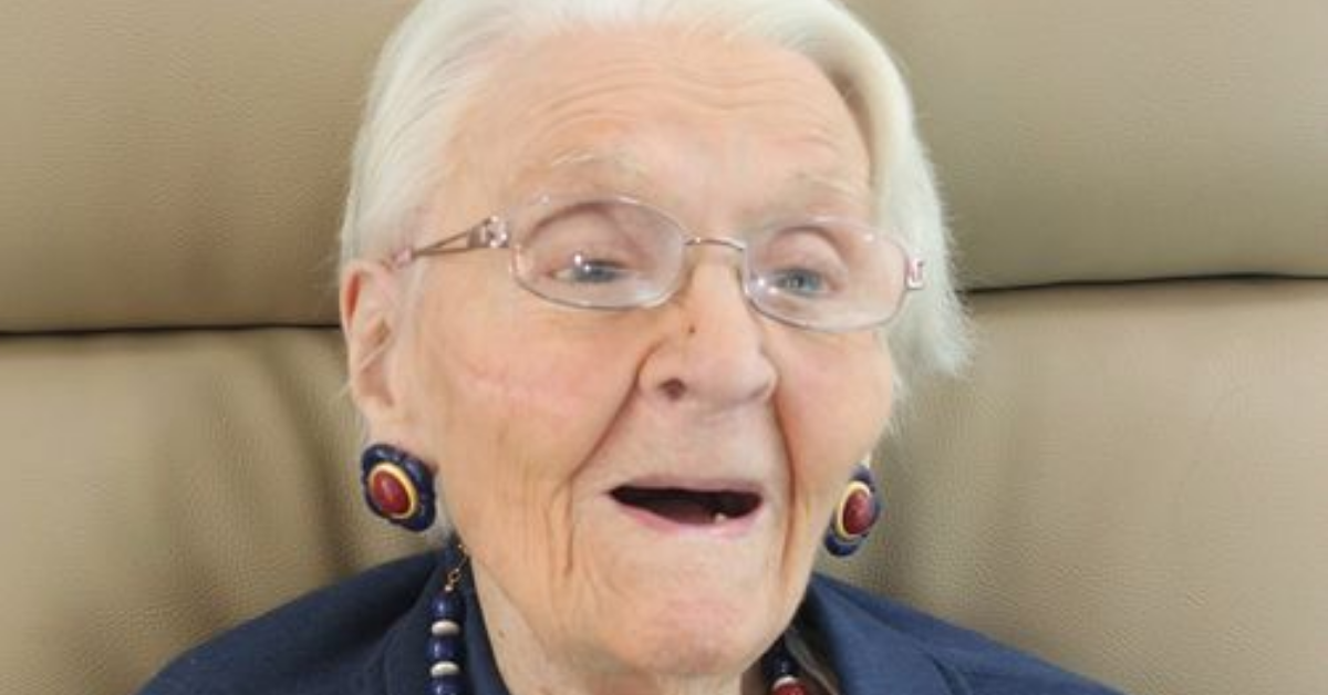 Joycelyn celebrated her 100th birthday at Carinity Wishart Gardens 