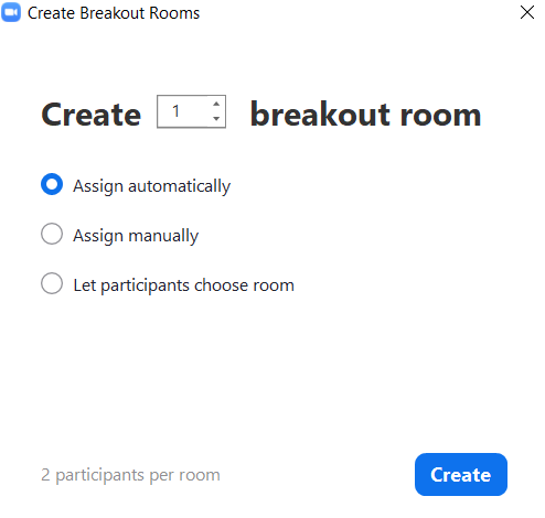How to create Zoom breakout rooms