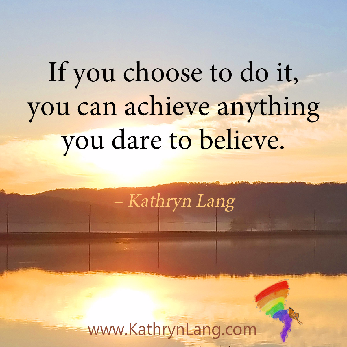 #QuoteoftheDay

If you choose to do it, you can achieve anything you dare to believe.