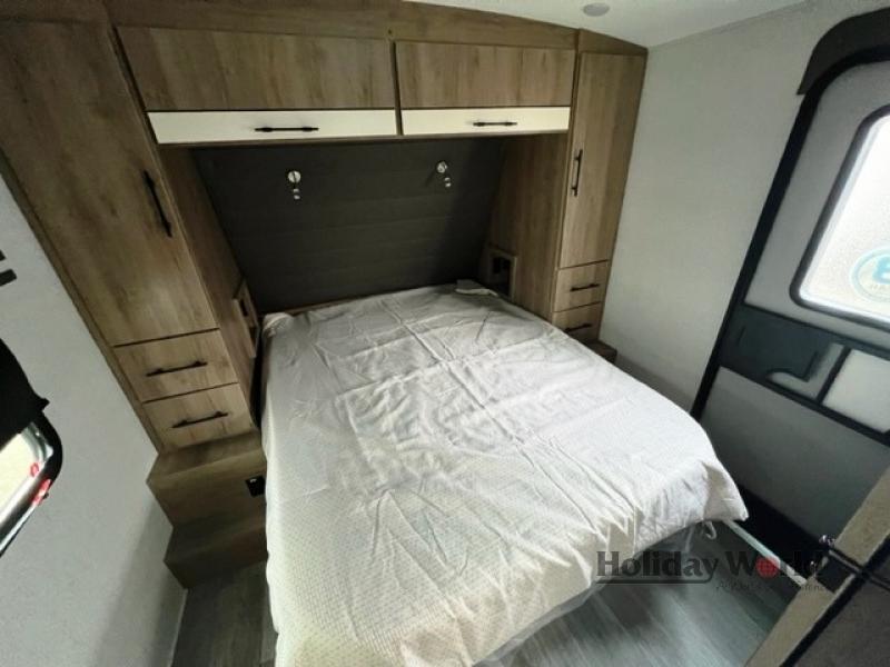 Bedroom in the grand design, imagine travel trailer