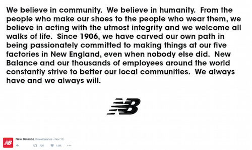 new balance scandal