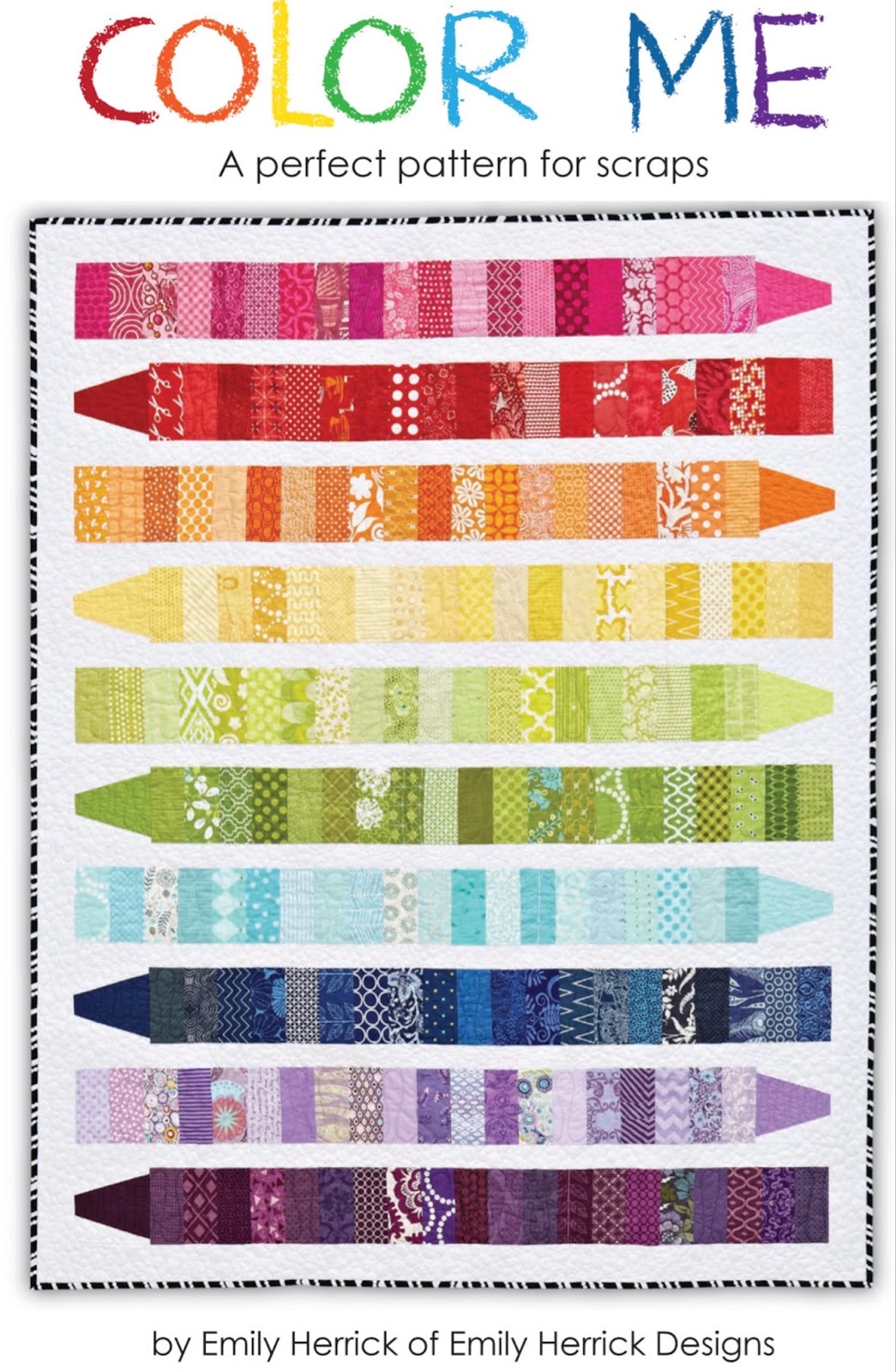 color me rainbow quilt patterns