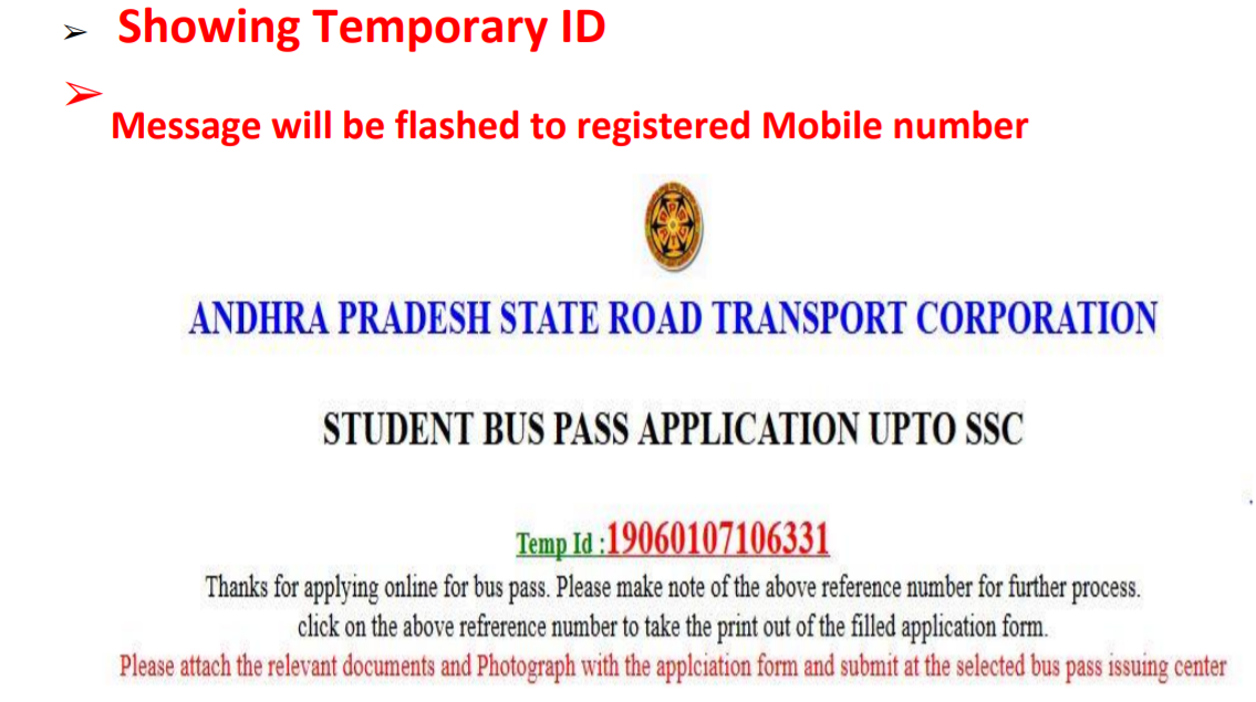 apsrtc student bus pass upto ssc