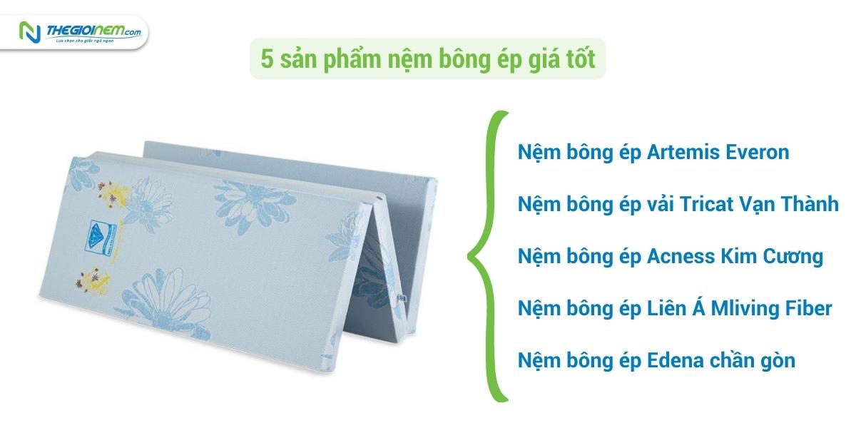 Cửa hàng bán nệm bông ép giá rẻ tại Cần Thơ