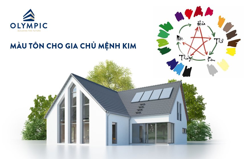 Màu tôn ghi xám hợp phong thuỷ mệnh Kim