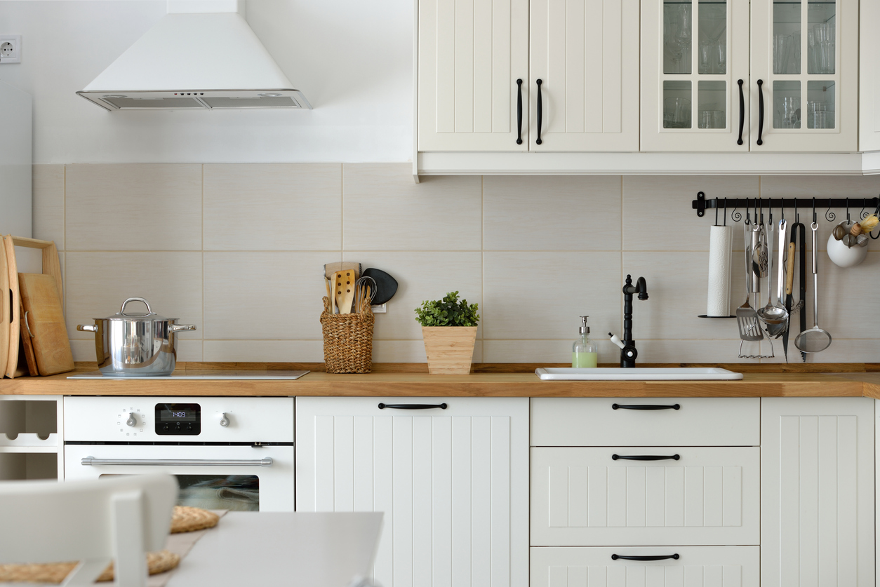 cream reeded cabinets 