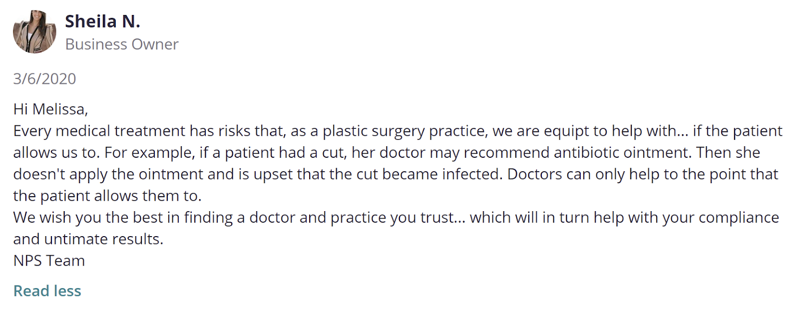 Nazarian Plastic Surgery review