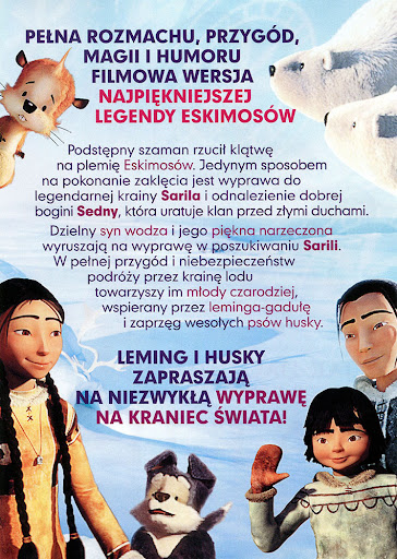 Tył ulotki filmu 'Sarila'