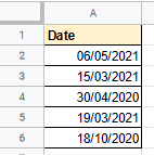 ajouter des jours aux dates feuilles google