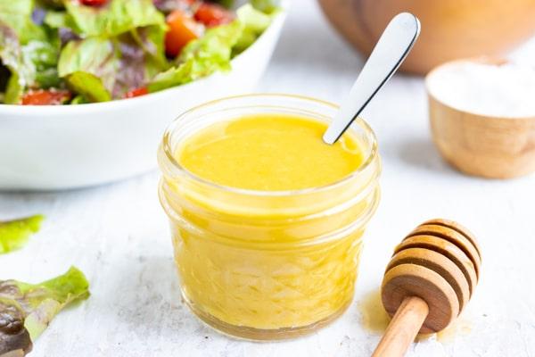 Honey Mustard Salad Dressing | Ready in 5 minutes! - Evolving Table