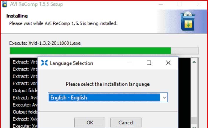 Phần mềm AVI ReComp không quá nặng