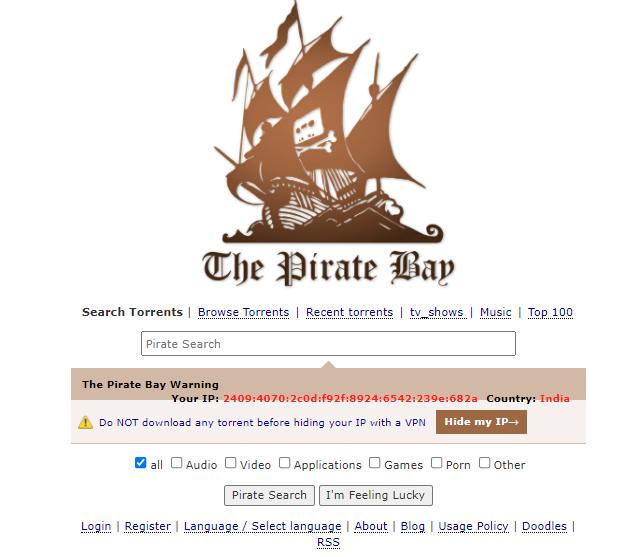 The Pirate Bay