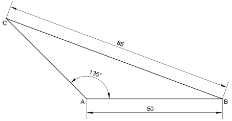 Obtuse angled triangle