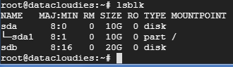 datacloudies persistent disk