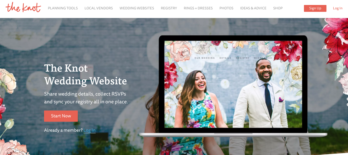 wedding planning tool wedding website the knot