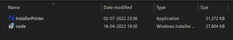 Node/React app as an Exe file