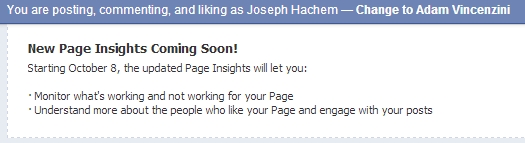 new facebook page insights announced