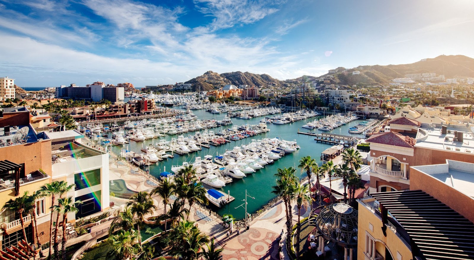 Quiet morning shot of the marina in Cabo San Lucas