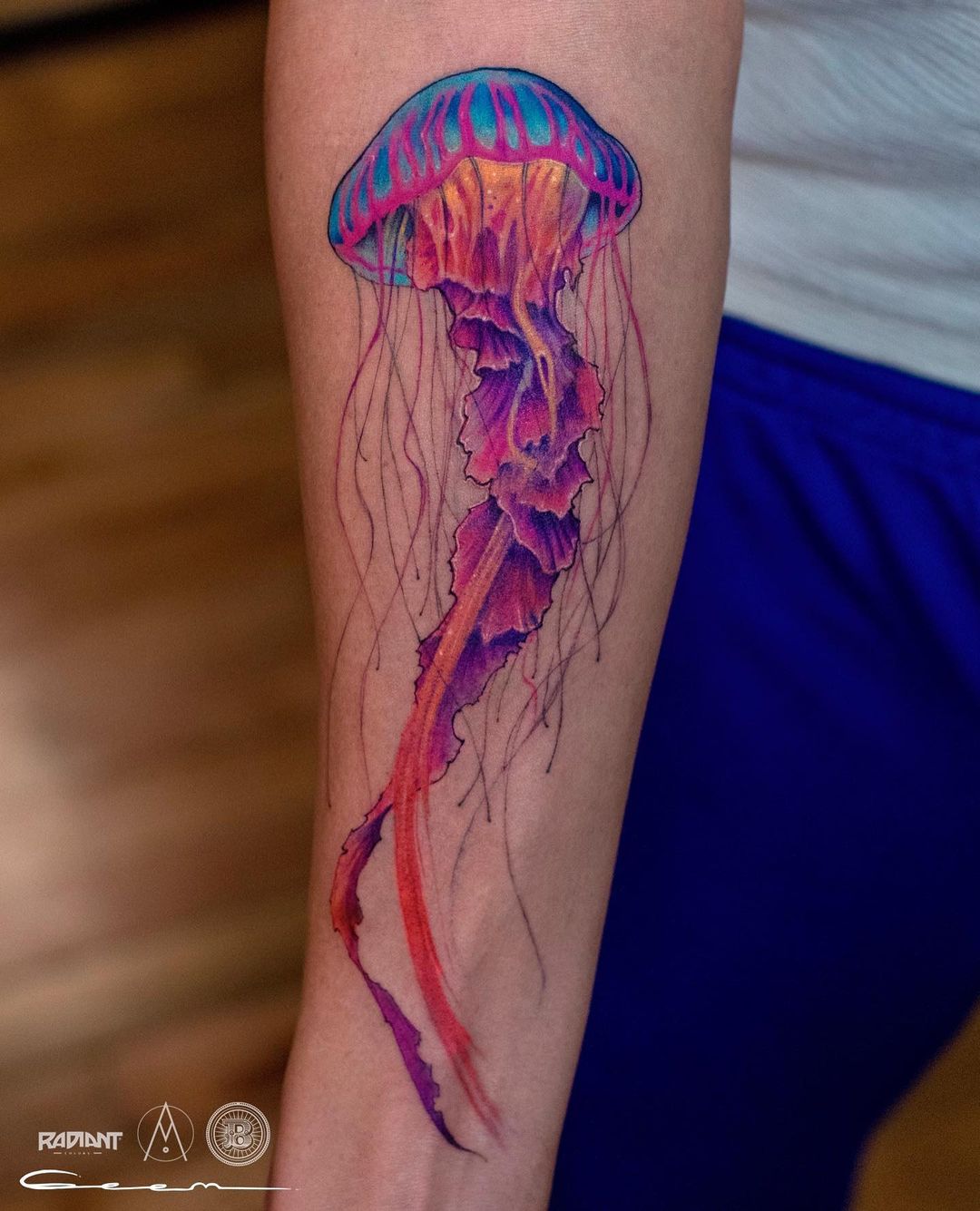 Medusa Jellyfish Tattoo