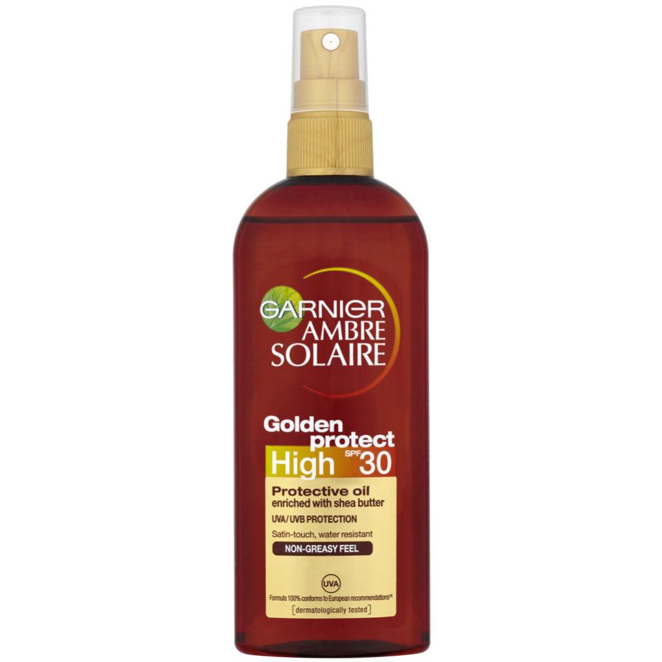Garnier Ambre Solaire Golden Protect Sun Oil SPF 30 150ml | AccuWeather Shop