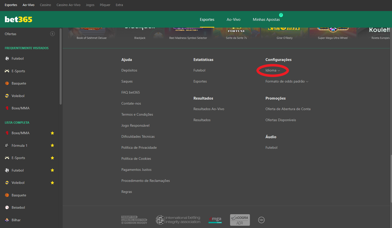 bet365 fora do ar hoje