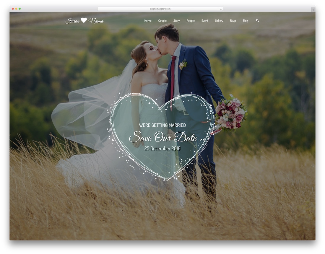 tema de boda de lavelo wordpress