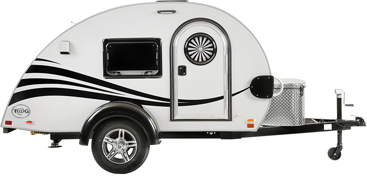 NuCamp Tag small teardrop camper with full features